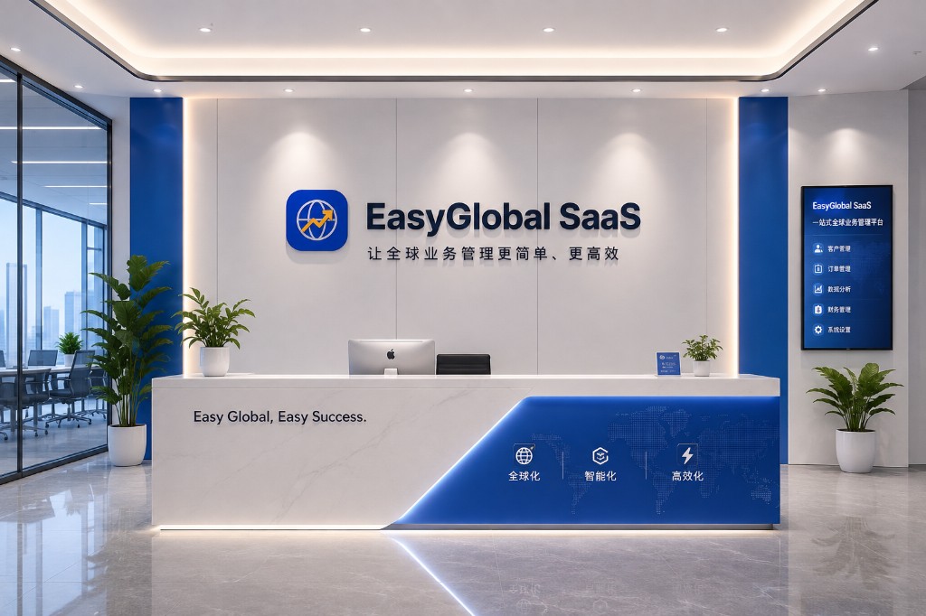 EasyGlobal SaaS 前台接待与品牌墙